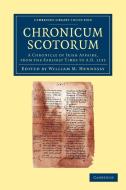 Chronicum Scotorum edito da Cambridge University Press