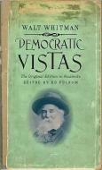 Democratic Vistas di Walt Whitman edito da University of Iowa Press
