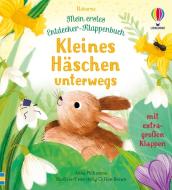 Mein erstes Entdecker-Klappenbuch: Kleines Häschen unterwegs di Anna Milbourne edito da Usborne Verlag