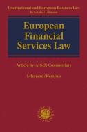 European Financial Services Law edito da Beck C. H.
