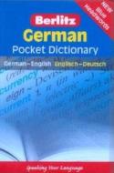 Berlitz Pocket Dictionary German edito da Berlitz Publishing Company