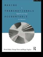 Making Transnationals Accountable di David Bailey edito da Routledge