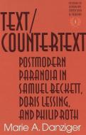 Text/Countertext di Marie A. Danziger edito da Lang, Peter