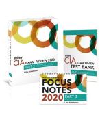 Wiley Cia Exam Review 2020 + Test Bank + Focus Notes: Part 3, Business Knowledge For Internal Auditing Set di Wiley edito da John Wiley & Sons Inc
