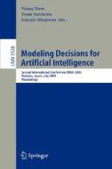 Modeling Decisions for Artificial Intelligence edito da Springer Berlin Heidelberg
