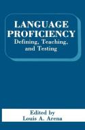 Language Proficiency edito da Springer US