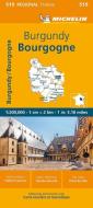 Burgundy - Michelin Regional Map 519 di Michelin edito da Michelin Editions Des Voyages