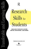Research Skills for Students di Brian (Professor Emeritus Allison edito da Routledge