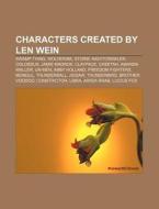 Characters Created By Len Wein; Swamp Th di Books Llc edito da Books LLC, Wiki Series