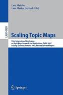 Scaling Topic Maps edito da Springer-Verlag GmbH