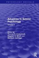 Advances in School Psychology edito da Taylor & Francis Ltd