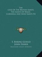 The Lives of the British Saints; The Saints of Wales, Cornwall and Irish Saints V4 di Sabine Baring-Gould, John Fisher edito da Kessinger Publishing