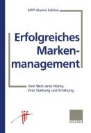 Erfolgreiches Markenmanagement edito da Gabler Verlag