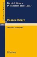 Measure Theory Oberwolfach 1983 edito da Springer Berlin Heidelberg