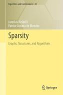 Sparsity di Jaroslav Nesetril, Patrice Ossona de Mendez edito da Springer-Verlag GmbH