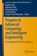 Progress in Advanced Computing and Intelligent Engineering edito da Springer Singapore