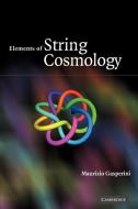 Elements of String Cosmology di Maurizio Gasperini edito da Cambridge University Press