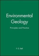Environmental Geology di F. G. Bell, Chris Bell edito da Blackwell Publishers