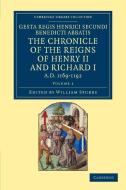 Gesta Regis Henrici Secundi Benedicti Abbatis. the Chronicle of the Reigns of Henry II and Richard I, Ad 1169-1192 edito da Cambridge University Press