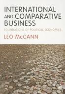 International and Comparative Business di Leo Mccann edito da SAGE Publications Ltd