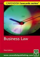 Business Lawcards di Routledge-Cavendish edito da Cavendish Publishing Ltd