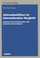 Jahresabschlüsse im internationalen Vergleich edito da Gabler Verlag