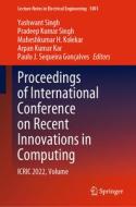Proceedings of International Conference on Recent Innovations in Computing: Icric 2022, Volume 1 edito da SPRINGER NATURE