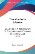 Two Months In Palestine: Or A Guide To A Rapid Journey To The Chief Places Of Interest In The Holy Land (1870) di James Monteith edito da Kessinger Publishing, Llc