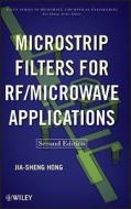 Microstrip Filters 2e di Hong edito da John Wiley & Sons
