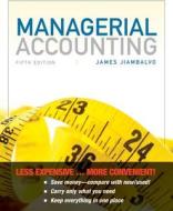 Managerial Accounting di James Jiambalvo, Jiambalvo edito da Wiley