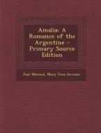 Amalia: A Romance of the Argentine di Jose Marmol, Mary Jane Serrano edito da Nabu Press