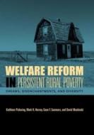 Welfare Reform in Persistent Rural Poverty di Kathleen Pickering, Mark H. Harvey, Gene F. Summers edito da Pennsylvania State University Press