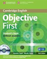 Objective First Student's Book Without Answers With Cd-rom di Annette Capel, Wendy Sharp edito da Cambridge University Press