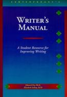 Writer\'s Manual di Edward Bernard Fry, Elizabeth Sakiey edito da Mcgraw-hill Education - Europe