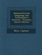 Quasiconformal Mappings and Teichmuller's Theorem di Lipman Bers edito da Nabu Press