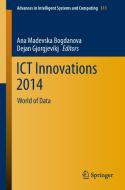 ICT Innovations 2014 edito da Springer International Publishing