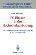 PC-Einsatz in der Hochschulausbildung edito da Springer Berlin Heidelberg