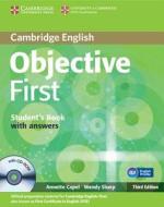 Objective First Student's Book With Answers With Cd-rom di Annette Capel, Wendy Sharp edito da Cambridge University Press