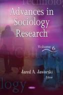 Advances in Sociology Research edito da Nova Science Publishers Inc