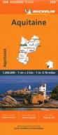 Aquitaine - Michelin Regional Map 524 di Michelin edito da Michelin Editions Des Voyages