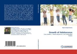 Growth of Adolescence di Myrtati Dyah Artaria edito da LAP Lambert Acad. Publ.