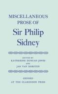 Miscellaneous Prose di Sir Philip Sidney edito da Oxford University Press