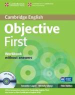 Objective First Workbook Without Answers With Audio Cd di Annette Capel, Wendy Sharp edito da Cambridge University Press