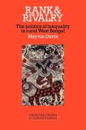 Rank and Rivalry di Marvin Davis edito da Cambridge University Press