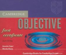 Objective First Certificate Class Cd Set di Annette Capel, Wendy Sharp edito da Cambridge University Press
