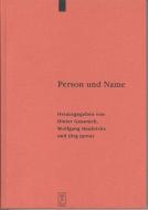 Person Und Name edito da De Gruyter