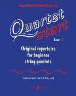 Quartetstart: Original Repertoire for Beginner String Quartets, Score & Parts di Mary Cohen edito da FABER & FABER