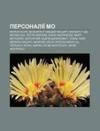 Personalii Mo: Moroz Osyp, Vol'fgang Am di Dzherelo Wikipedia edito da Books LLC, Wiki Series