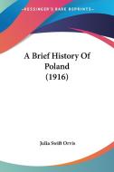 A Brief History Of Poland (1916) di Julia Swift Orvis edito da Nobel Press