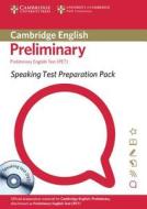 Speaking Test Preparation Pack For Pet Paperback With Dvd di University of Cambridge edito da University Of Cambridge Esol Examinations